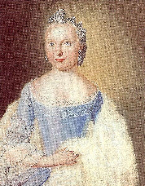 unknow artist Portrait of Carolina of Orange-Nassau oil painting image